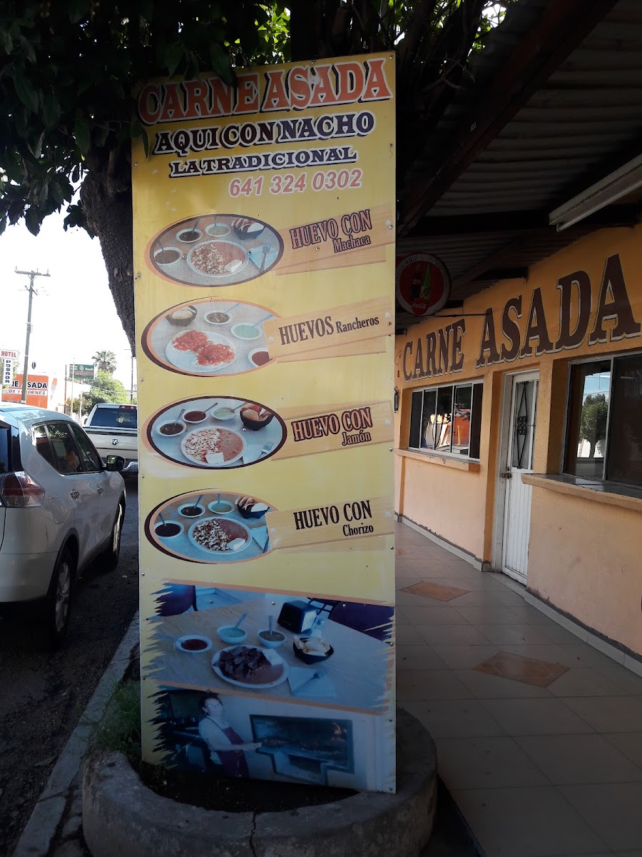 Carne Asada Aqui Con Nacho Menu - Image 2